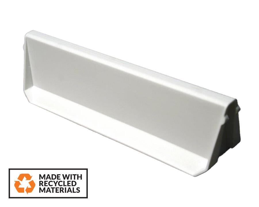 Agoform Cutlery Tray divider in White Grained. Size: 170mm x 40mm. Suitable for use with SKY and Separado cutlery trays
