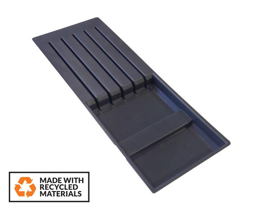 Agoform Knife Block Insert For Sky and Linea. Slate Grey Grained