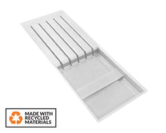 Agoform Knife Block Insert For Sky and Linea. White Grained