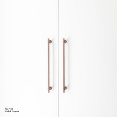 Arezzo Knurled Bar Handle - Double Fixing Post Only