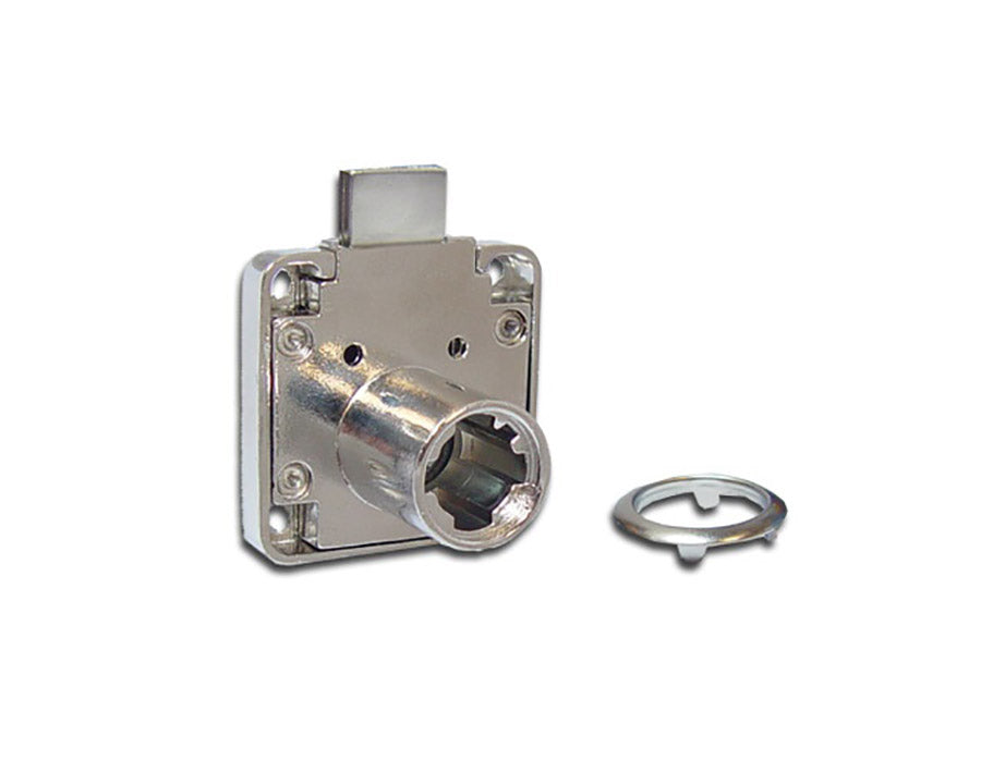 Armstrong Drawer Lock Housing. Ø19mm Barrel Length. Incl. Rosette.