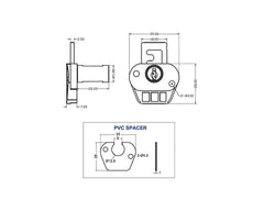 Armstrong Ultra Slim Drawer Lock - Key Alike