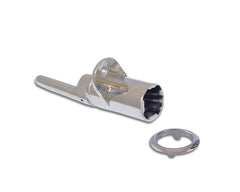 Armstrong Frontal Central Lock Housing. Single Wing Ø19mm x 22mm Barrel Length. Incl. Rosette