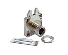 Armstrong Mortise Lock Housing. Ø19mm x 22mm Barrel Length. Incl. Rosette and Striker Plate.