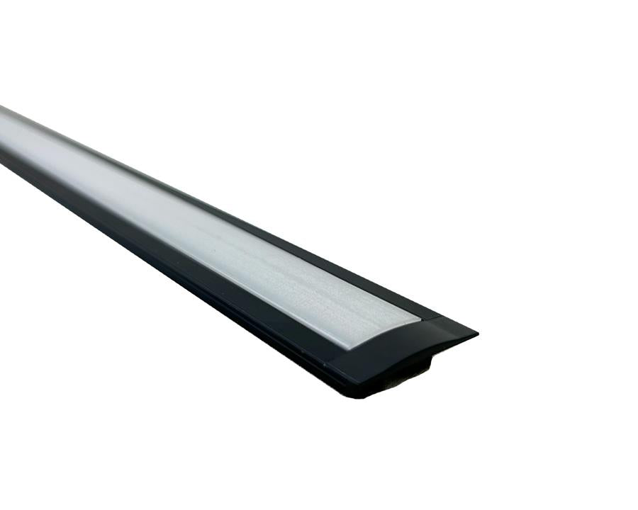 Aluminium Lighting Channel End Plugs. Colour: Black. Sold per 10/pack