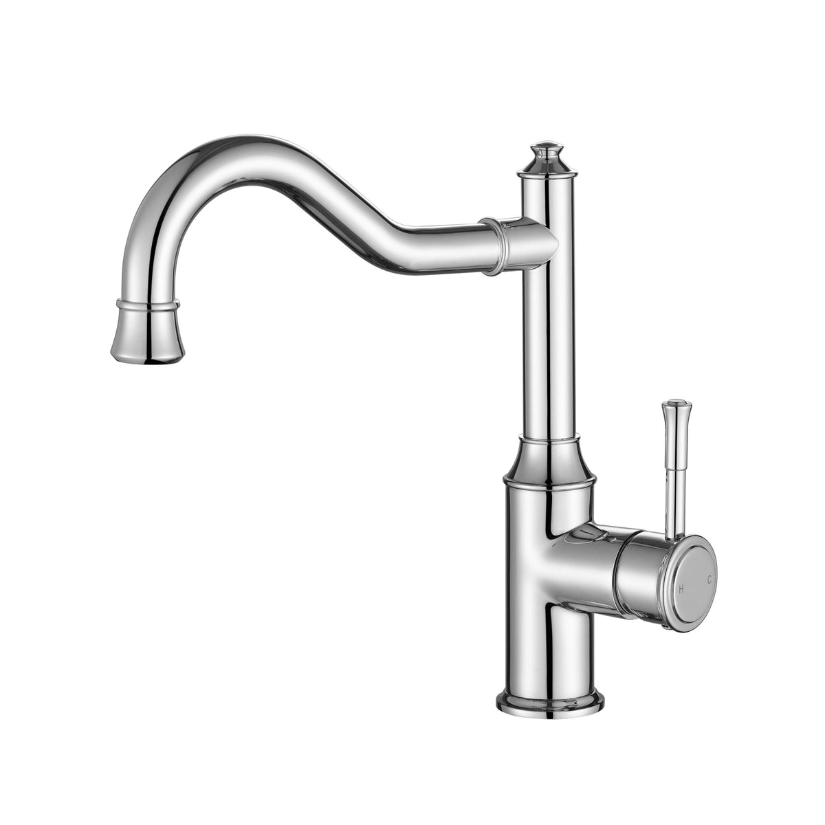 1 Montpellier Shepherd's Crook Kitchen Mixer – Chrome
