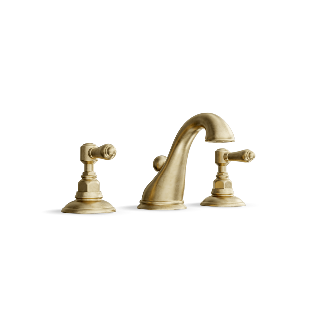 3-Hole Basin Tap — Swan-Neck Spout with Pop-Up Waste | Classico