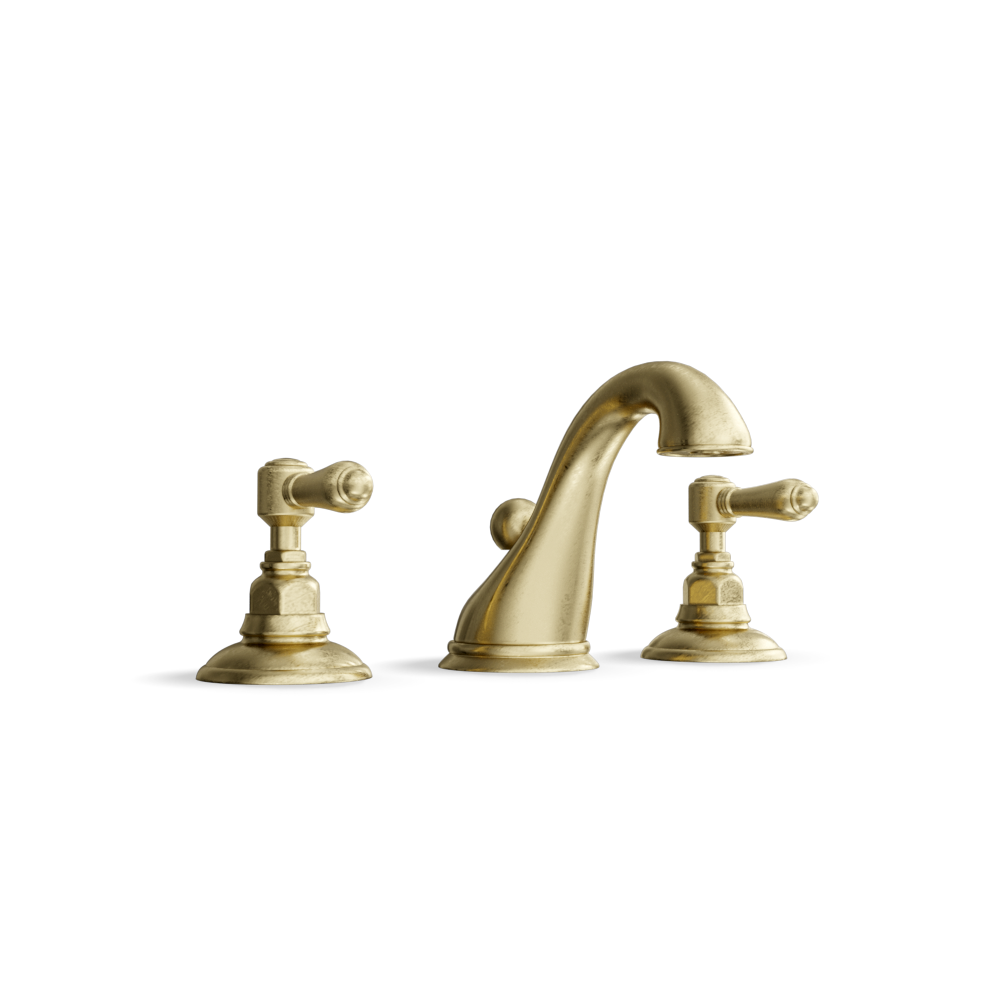 3-Hole Basin Tap — Swan-Neck Spout with Pop-Up Waste | Classico