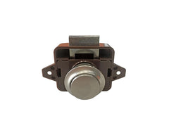 Armstrong Push Knob with Spring Latch. Colour: Brown. For door thickness 15-25mm