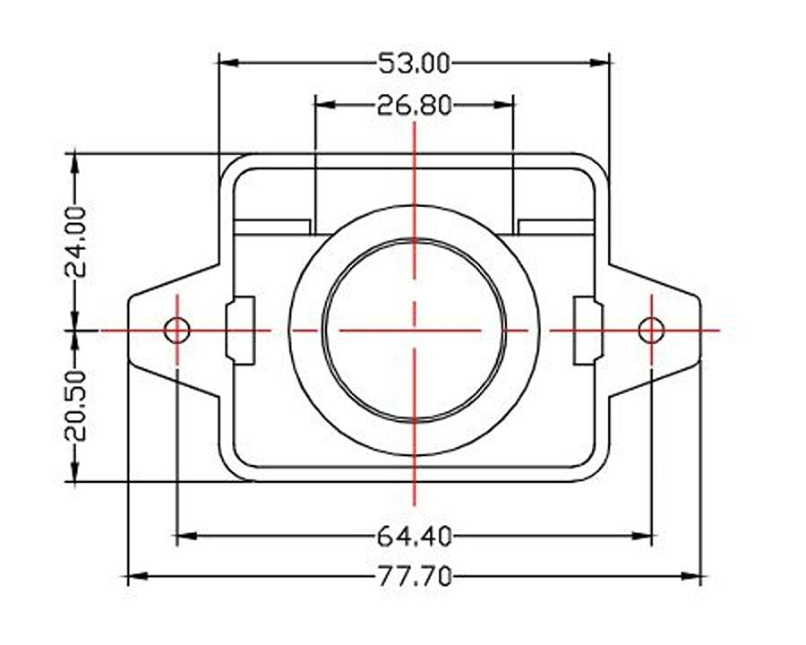 Armstrong Push Knob with Spring Latch. Colour: Brown. For door thickness 15-25mm