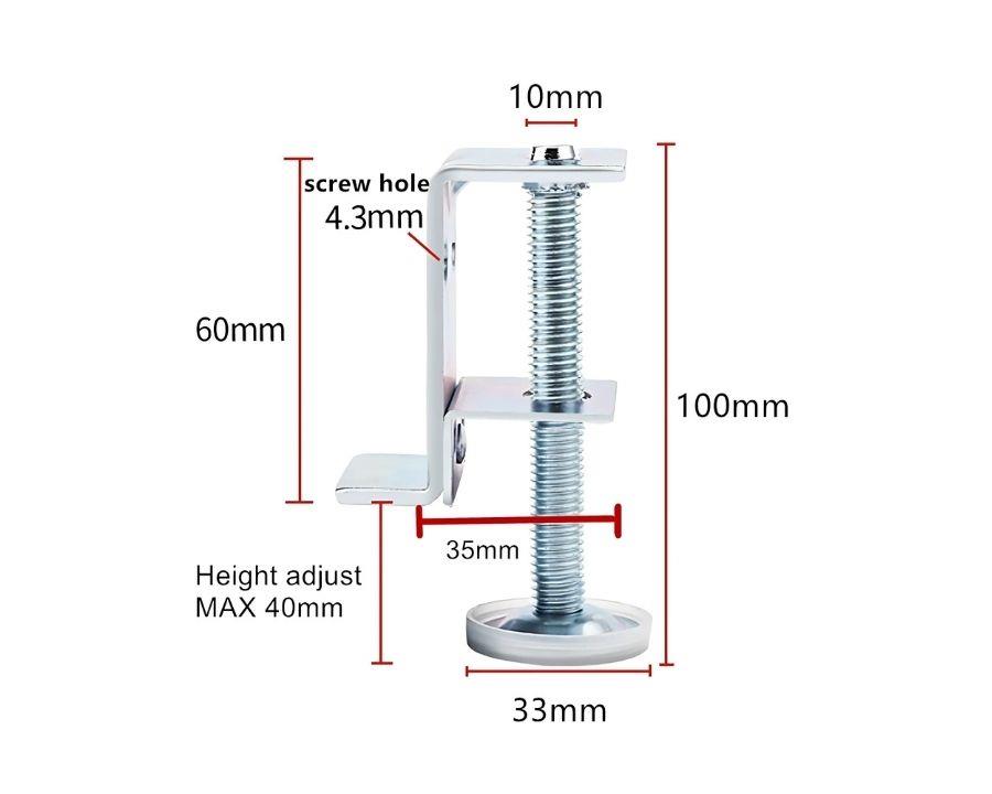 Adjustable Plinth Leg | 100mm