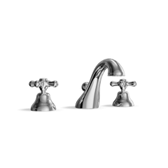 3-Hole Basin Tap — Swan-Neck Spout | Classic Provincial