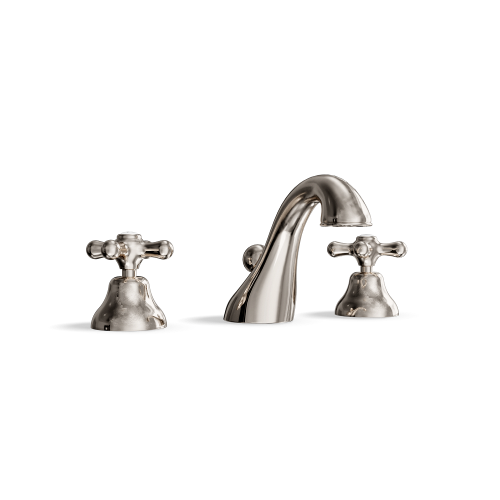 3-Hole Basin Tap — Swan-Neck Spout | Classic Provincial