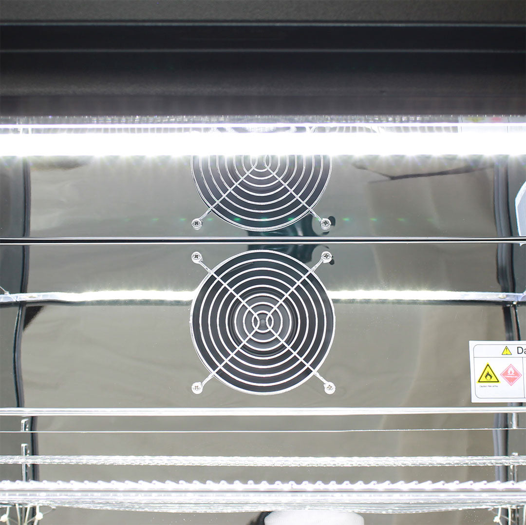 Alfresco Glass 2 Door Bar Fridge Combination Extremely Energy Efficient - Model SG1-COMBO