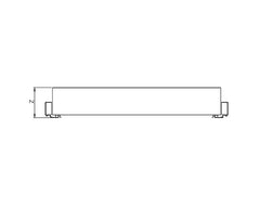 Alpha Frame | Height 128mm | 900mm Carcase