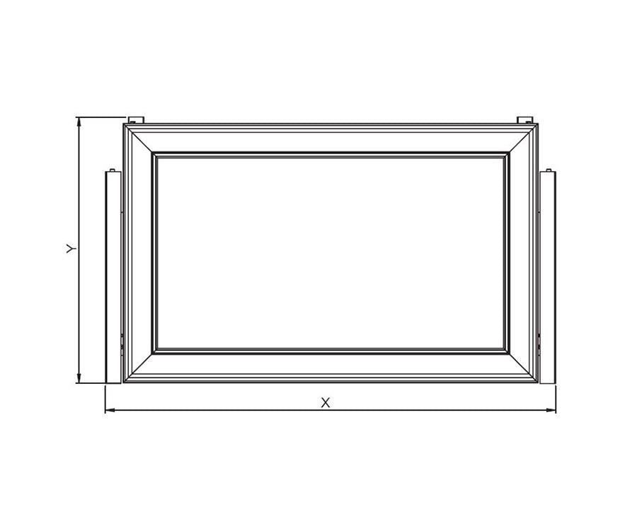 Alpha Frame | Height 128mm | 900mm Carcase