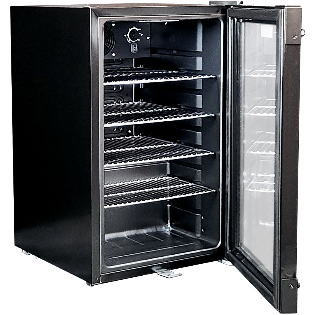 AAA Schmick Iron Door Design Glass Front Bar Fridge - Model HUS-SC70-B-X