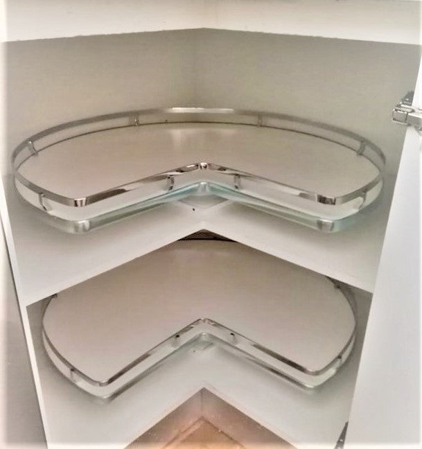 3/4 Lazy Susan 610mm - Bottom Mount