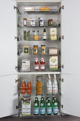 7 Drawer Wire Basket Pantry Storage (Basket Height=2x150H plus 5x100H, Basket Depth=485mm) — Part 2